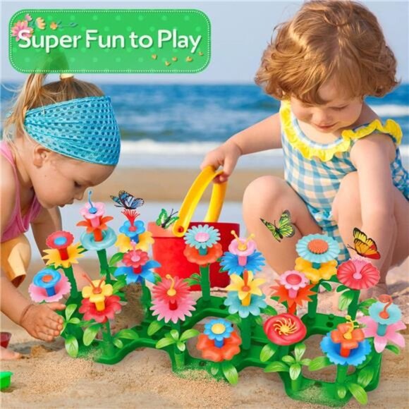 Flower Garden Building Toys for Girls Age 3, 4, 5, 6, 7 Year Old - STEM Toy - Picture 5 of 6